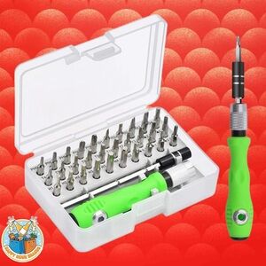 32 in 1 Small Magnetic Screwdriver Set Torx Driver Professional Repair Tool Kit